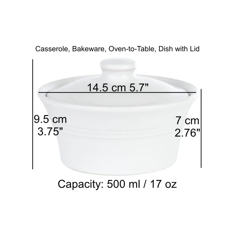 Rainbow Decors Wildflowers Meadow Casserole Dish with Lid 500 ml