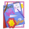 ban.do Yellow/Pink/Red Flower-Shaped Sticky Notes, Fun Office Supplies Set Includes