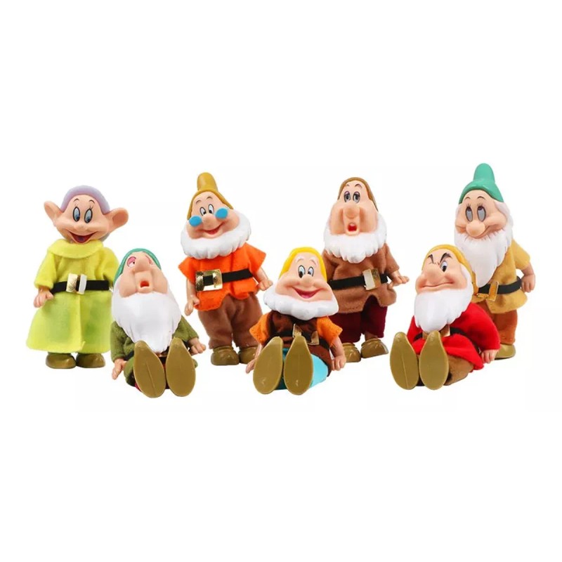 SJTR Enanos Blancanieves Set 7 Figuras 15 Cm Con Ropa