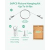 Stalishare Picture Hanging Wire Kit, 4Pcs Adjustable Frame Wire 2m