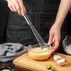 Ntcpefy 2 Pieces Stainless Steel Ball Whisk Wire Egg Whisk