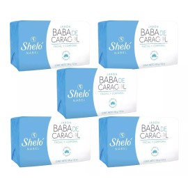 Sheló Nabel Paquete Con 5 Jabones Baba De Caracol Regenerador Celular