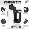 12 Pcs Water Bottle Holder Anti-Spill 360° Rotating for Desk