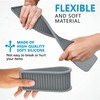ZAPPOWARE Kitchen Sink Narrow Silicone Holder Tray 18"x3.1", Vanity &