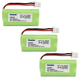 Kastar 3-Pack AAAX2 2.4V 1000mAh 5264 Ni-MH Rechargeable Battery for BT-166342 BT-266342 BT-283342 AT&T EL51100 EL51200 EL51250 EL52200 EL52210 EL52250 EL52300 EL52350 EL52400 EL52450 EL52500 EL52510