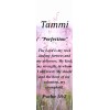 Tammi "Perfection" Keepsake Name Meaning Bookmark with Bible Verse and