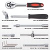CARTMAN 53 Pieces 1/4 inch Drive Socket Ratchet Wrench Tool