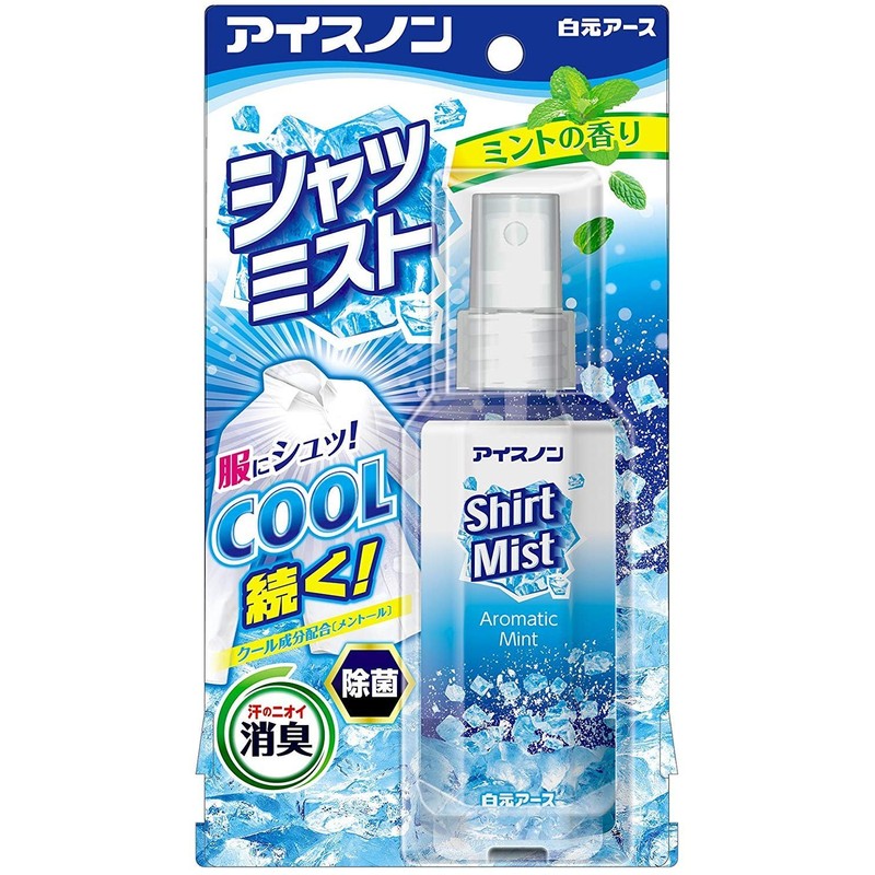 Ice Non Shirt Mist, Mint Scent, 3.4 fl oz (100