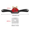 Bonsicoky 2Pcs 8.5" Adjustable SpokeShave with Flat Base and 5