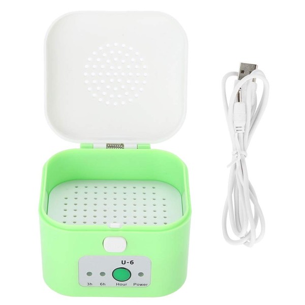 DEWIN Mini Electric Hearing Aid Dryer, Easy to Use, Automatic USB Drying Box, Moisture-proof for Hearing Impaired People