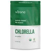 VIZANA NUTRITION | Chlorella Orgánica Certificada USDA en Polvo 100g,