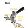 Talos BF KT85D-L D System Keg Tap Coupler, Silver