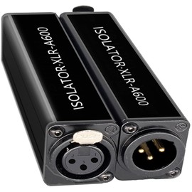 tunghey XLR Ground Loop Isolator Hu-m Eliminator for Home Stereo System/Speaker/Car Audio/Car Kit/Audio Player