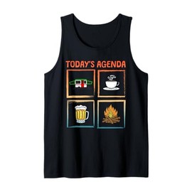 Cool Pop Up Camper Art For Men Women Caravan Popup Camper Tank Top