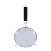 TrueCraftware- 8-Inch Double Fine Mesh Strainer Stainless Steel 6-1/2" Handle