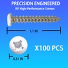 #8x1 Pan Head Polar White RV Screws | Multi-Pack |