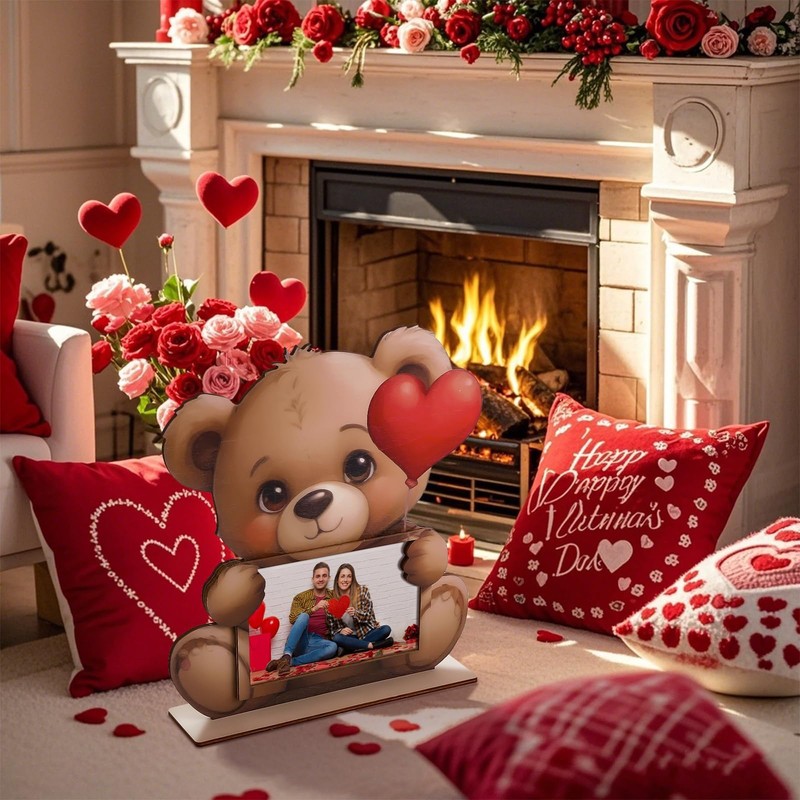 ZhowHoHo 2 PCS Valentine's Day Picture Frame 4 x 6