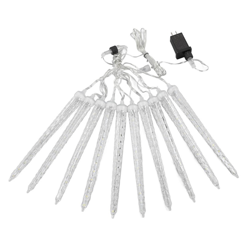 4W Meteor Shower Lights 7V 6.6ft IP65 Waterproof Plastic Christmas