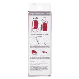 Kiss Impress Press-On-Manicure Nails 30 Count Red Velvet