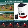 Comboss Solar Motion Sensor Alarm - Motion Sensor Dog Barking