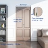 JUBEST 36“ Bifold Door Hardware, Folding Door Hardware Sliding Barn