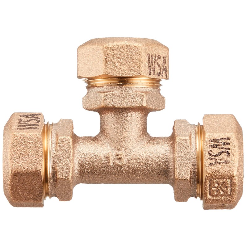 Tabuchi SPJ-T-1-L TBC PE Fittings, Cheese, 0.5 inches (13 mm),