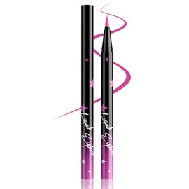 Erinde Rose Delineador Líquido Waterproof, Lápiz de Ojos Metálico, Fórmula Antimanchas de Larga Duración, Alta Pigmentación, Acabado Mate Intenso, Delineador de Precisión No Transfiere,#212