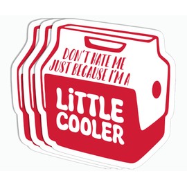 3Pcs - Don't Hate Me Just Because I'm A Little Cooler Sticker - Mental Health Sticker - Funny - Laptop - Phone - Kindle - Water Bottle