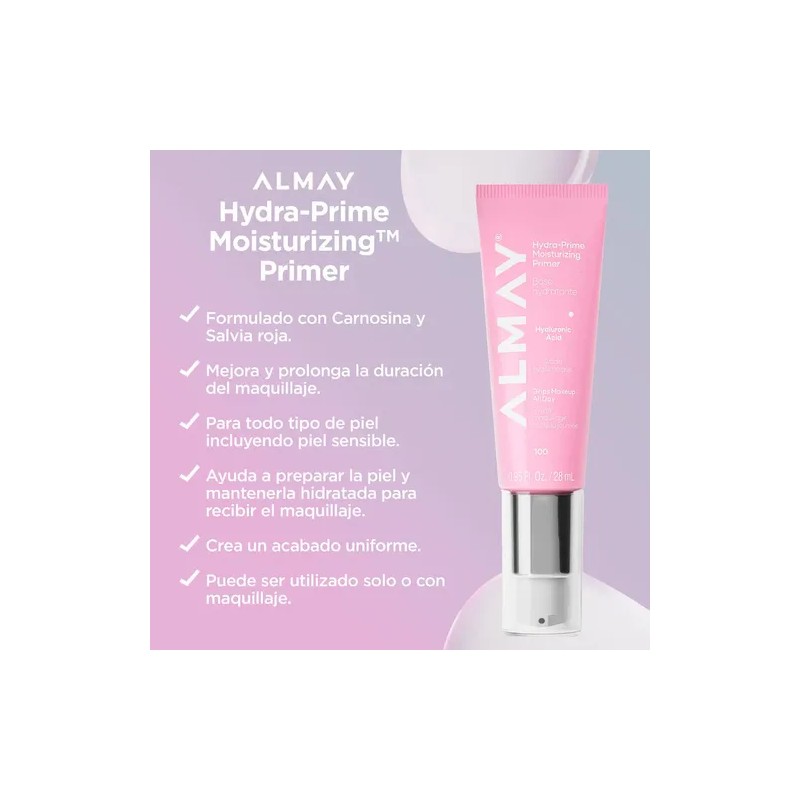 Almay Primer Hidratante Para Pieles Sensibles