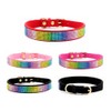 Dazzling Sparkling Crystal Rhinestone Adjustable Dog Collar Puppy Cat Pet