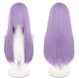 ekienn Pink Purple Cosplay Wig, 23.6 inches (60 cm), Versatile Type, Heat Resistant, Anime Costume, Halloween, Parties, Events, Costumes, Camouflage, Parties, Events, 23.6 inches (60 cm) Widespread