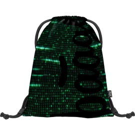 Baagl Gym Bag for Boys and Girls - Sports Bag for Boys, Children, Teenagers - School and Sports Shoe Bag, Sports Bag with Reflective Elements, Numbers