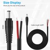 2Pack 16AWG DC Plug Connector Power Pigtails Cable,2.1mm x 5.5mm