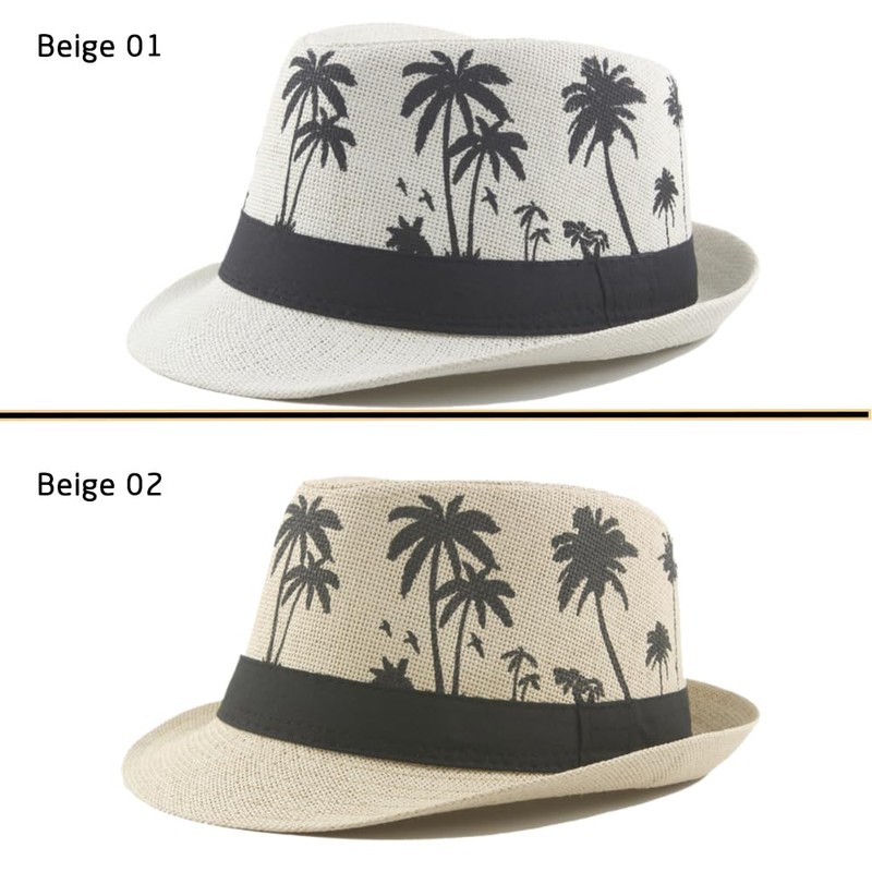 Fedora Straw Hat Jazz Hat for Men Panama Sun hat