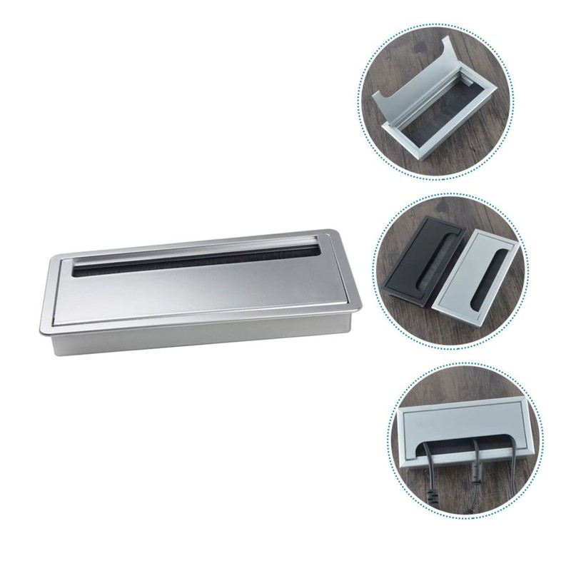 SHINEOFI Cable Management Box Cover Desk Threading Cover for Office