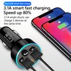 YCTech Bluetooth FM Transmitter, Universal Car Charger Adapter with Dual