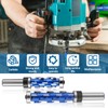 HOZLY Flush Trim Router Bit 1/2" Shank, Double Bearings Flush