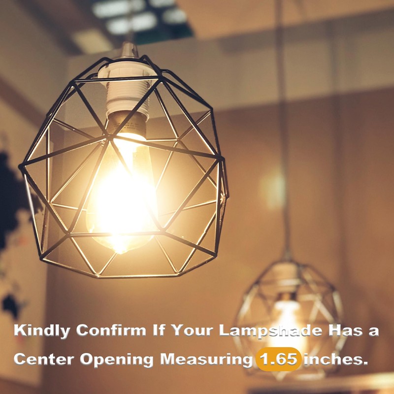 Jimosoon 20Ft Pendant Light Cord, White Plug in Hanging Lamp