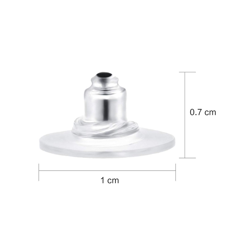 200 Pcs Earring Backs for Droopy Ears Earring Backs Replacements