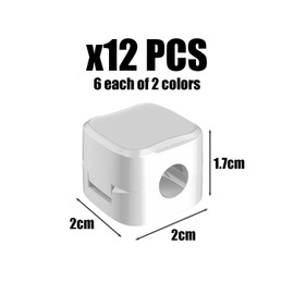 12 Piece Desktop Cable Organizer Cable Organizer Cable Clip Cable Holder Cable Holder Phone Cable Holder Cable Holder Cable Organizer Clip