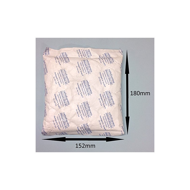 celloexpress Silica Gel Pouches - 250g Silica Gel Sachets -