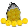 PICKLETECH Pickleball 20 Pack - 40 Holes Yellow Outdoor Pickleball