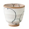 Hasamiyaki 73381 Lightweight Yunomi Cup with Round Joint Pattern, Blue