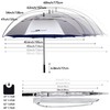 G4Free 68 Inch UV Protection Golf Umbrella Auto Open Extra