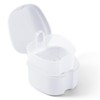 JMU Denture Bath Case, Denture Cup for Soaking Dentures with