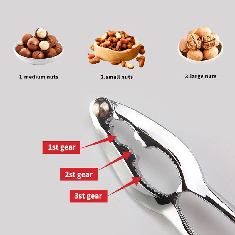 Zehan Zitong Nutcracker, 2 pieces, nutcracker, walnuts, high-quality nut cracker,