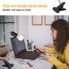 FEYAIM Clip Desk Lamp Socket 2 Pack Flexible Gooseneck Lamp
