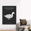 CANVAS ON DEMAND Butchery Duck Wall Decal, Artwork