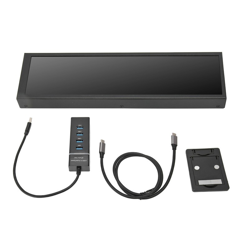 8.8in Computer Temp Monitor IPS 1920x480 60Hz for AIDA64 USB