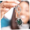 WOONEKY 1 Pair Compact Compass Keychain Lightweight Tool for Hiking